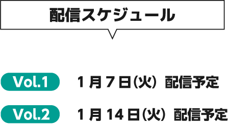 配信スケジュール